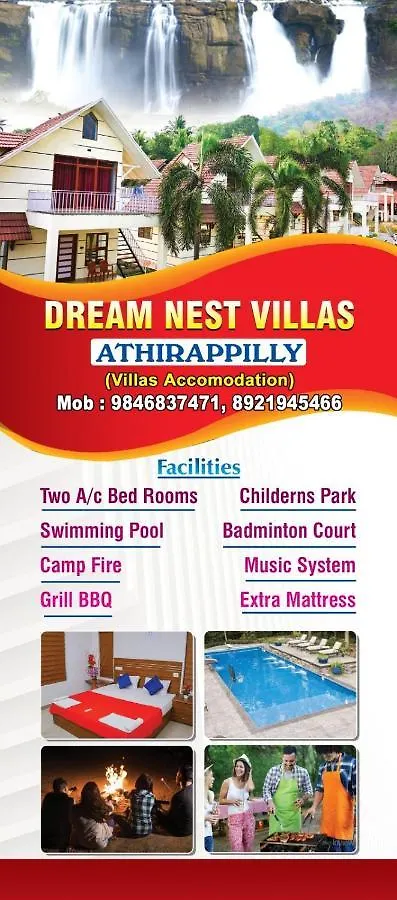 Dream Nest Villas Athirappilly India